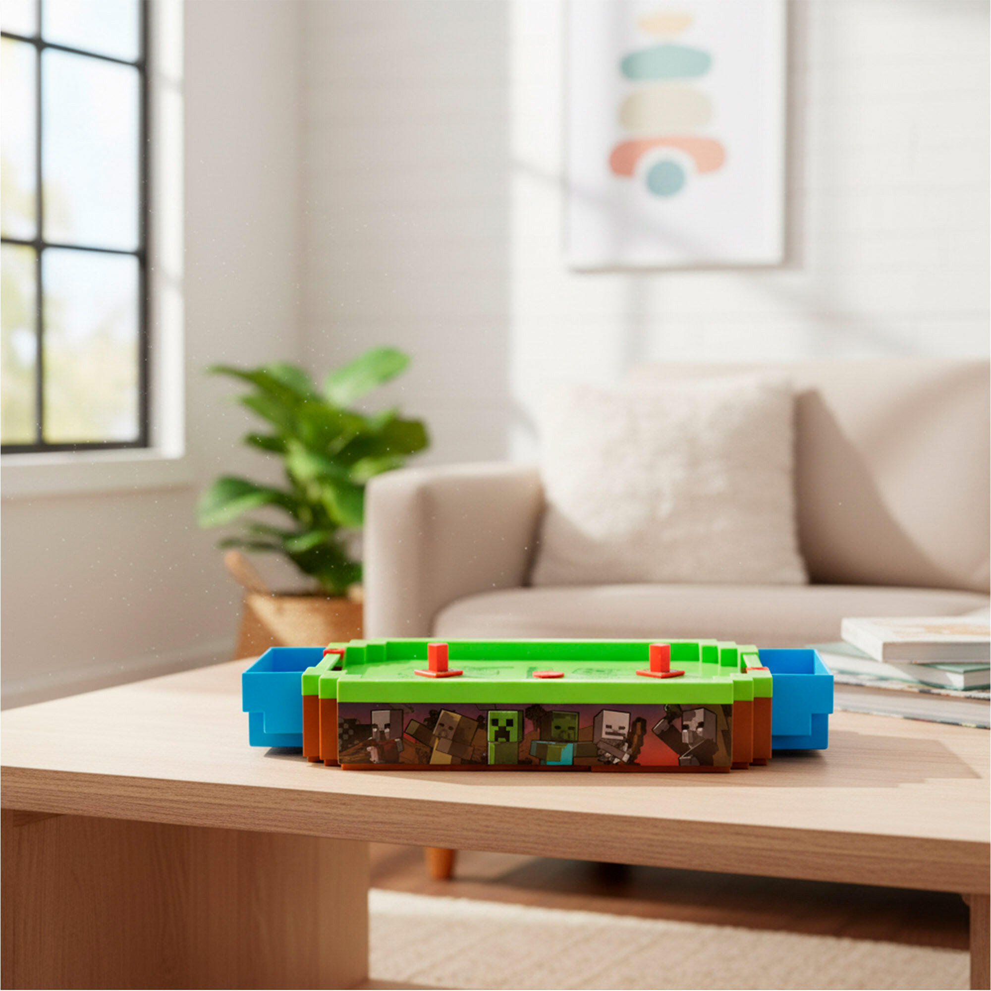Minecraft Air hockey de mesa Overworld 44x22,5x8 cm 2/7