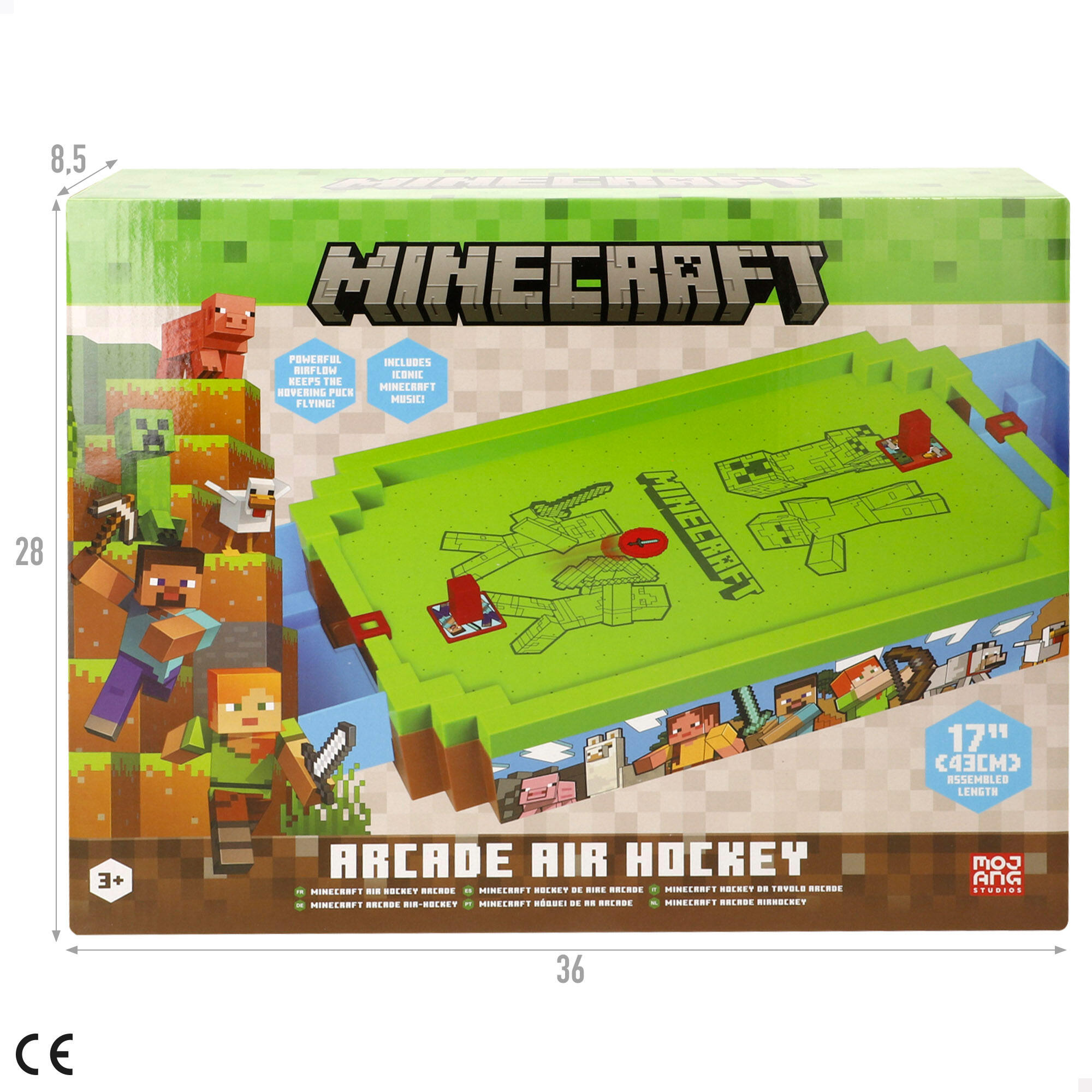 Minecraft Air hockey de mesa Overworld 44x22,5x8 cm 7/7