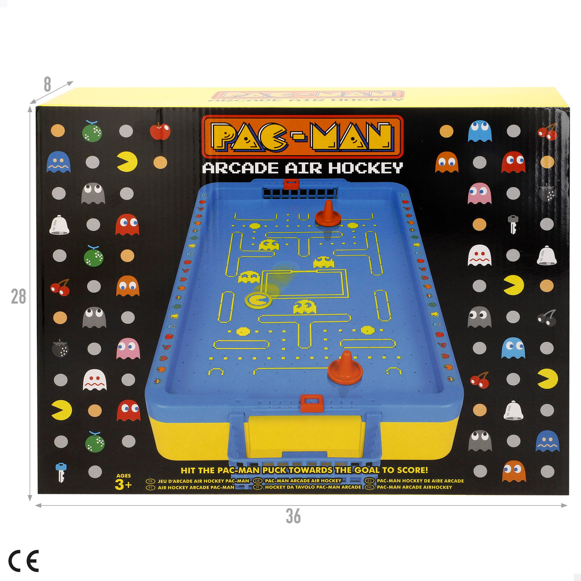 Hóquei de mesa Pac-Man Air 42x23x8 cm 7/7