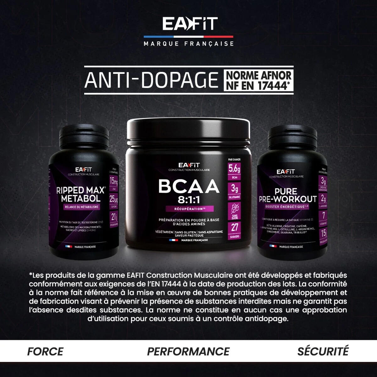 Recovery Max EAFit Recuperación BCAA – Sabor Afrutado – 280 g 4/7