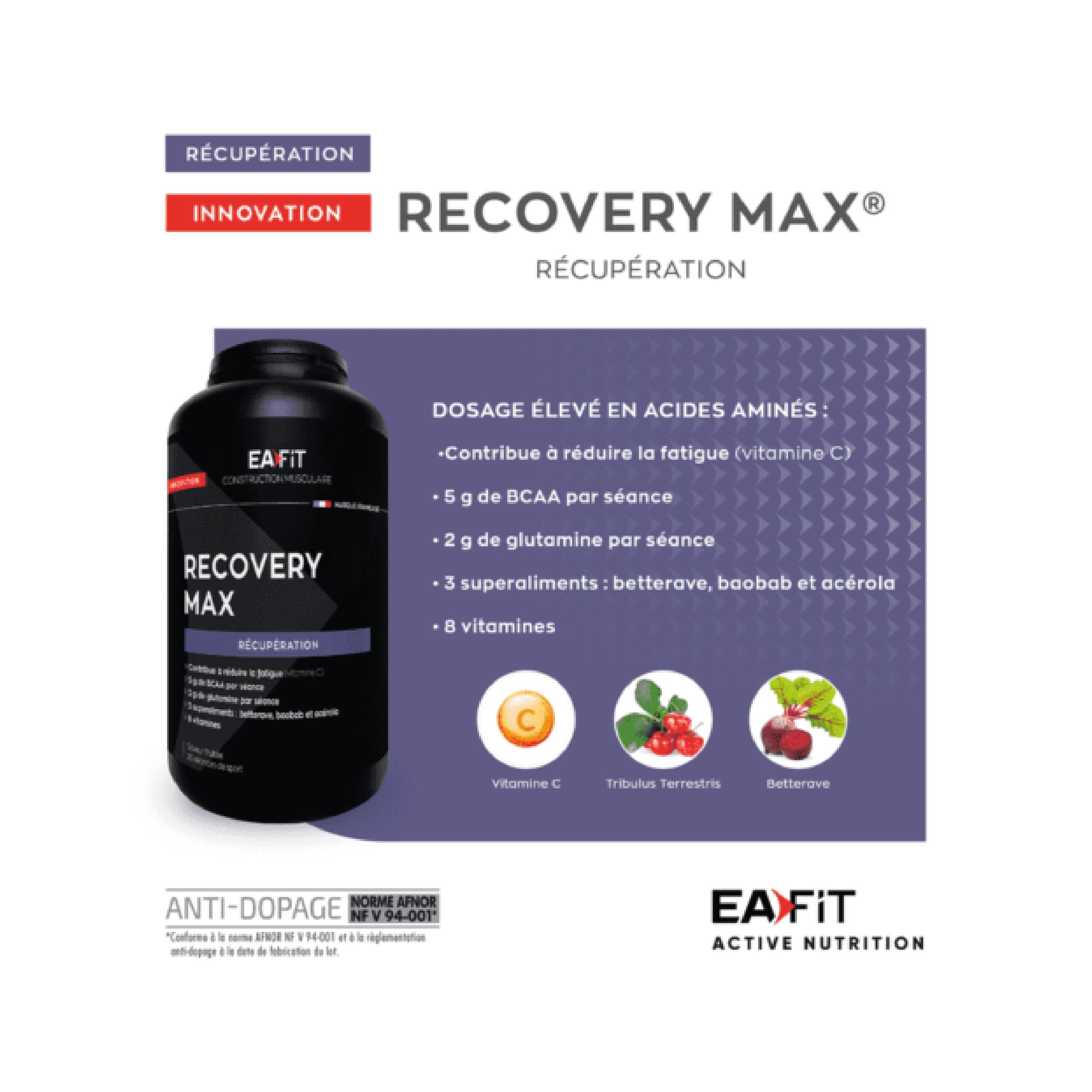 Recovery Max EAFit Recuperación BCAA – Sabor Afrutado – 280 g 6/7