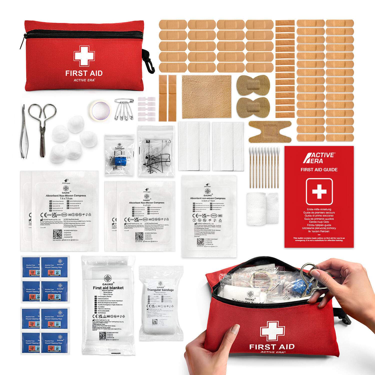Trousse de premiers secours premium 120 pièces 3/7