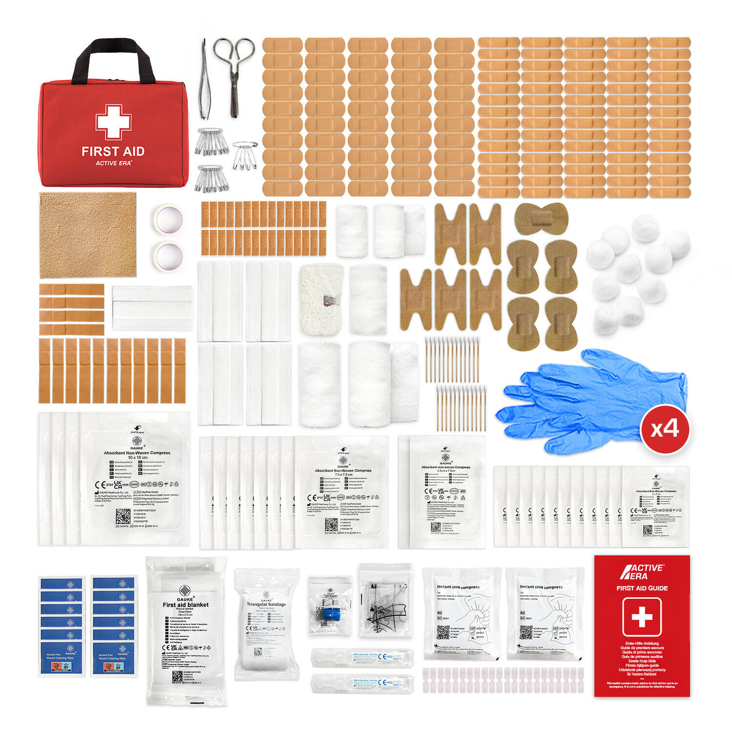 Active Era - Recharge Pour Trousse De Secours 180 Pièces - Trousse De Secours - No Size - Decathlon