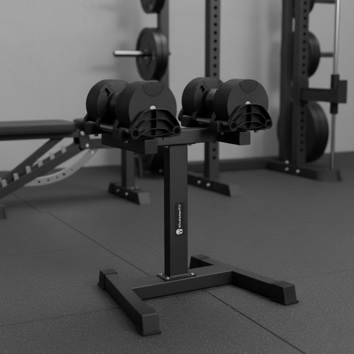 Support pour haltères réglables "Rack Adjustabe Dumbbell" GladiatorFit 4/4