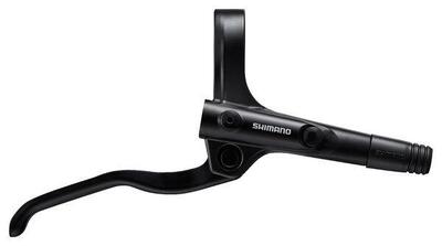 Leva freno destra Shimano BL-MT200 idraulica 3 dita nera.