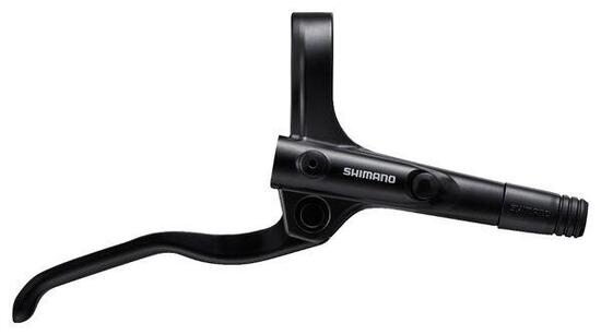 Leva freno destra Shimano BL-MT200 idraulica 3 dita nera.