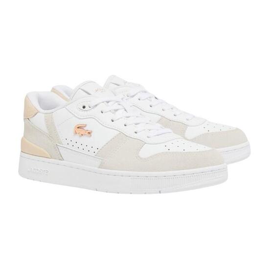 Zapatillas mujer Lacoste Zapatillas Mujer Lacoste T-clip Set Blanco Blanco