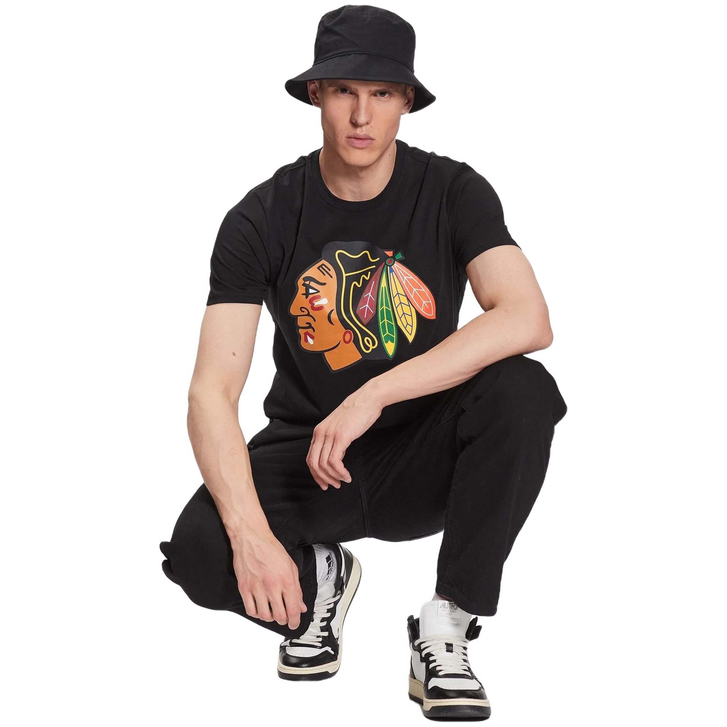 T-shirt 47 brand Nhl Chicago Blackhawks Imprint pour homme 2/4