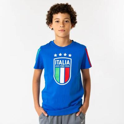 Figc italië big logo t-shirt kids