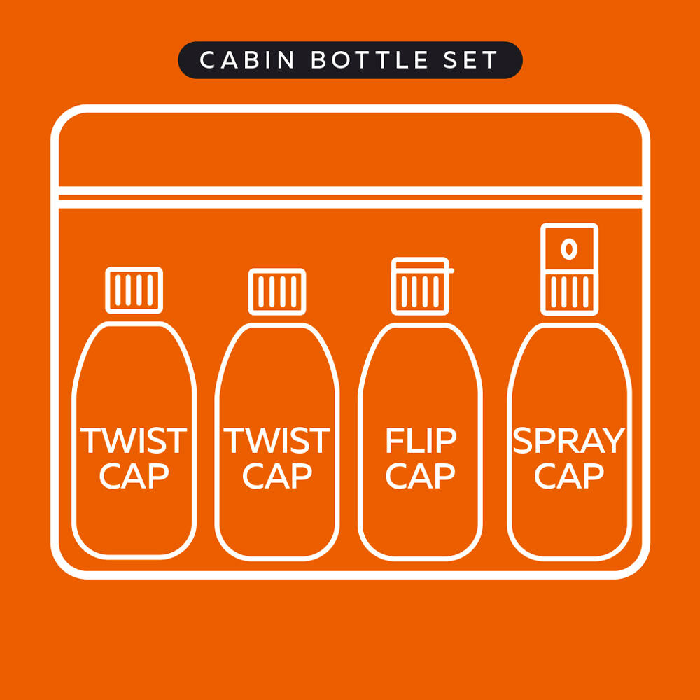 GARRAFA HOMOLOGADAS PARA CABINA 100ML TREKKING VIAGEM - SEGUNDA VIDA 4/4