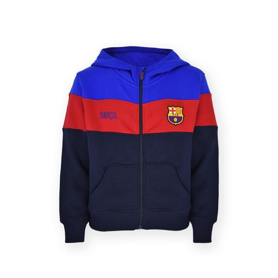 Bluza z kapturem dla dzieci Barcelona 2024-25 Blaugrana