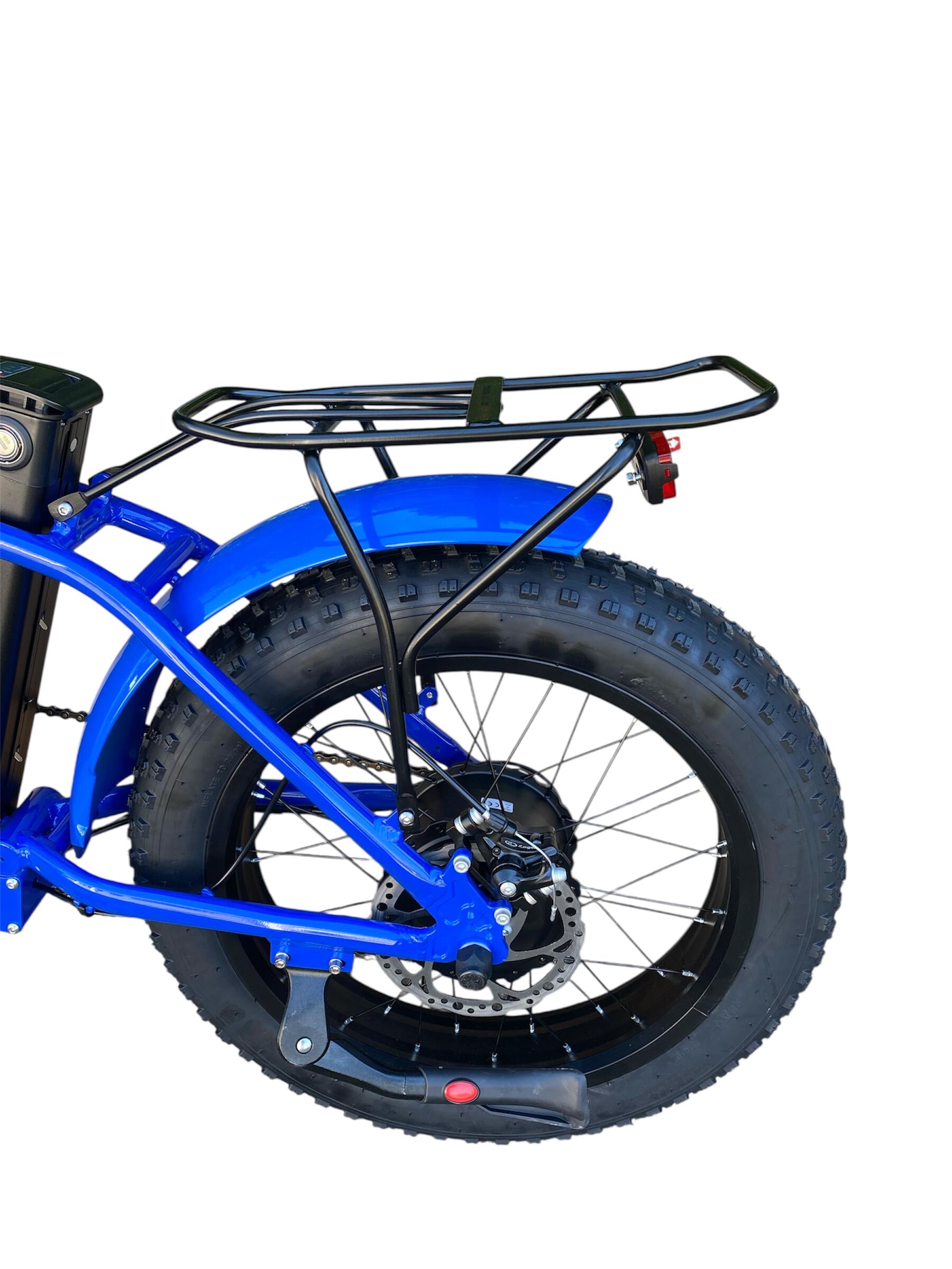 Fat e-bike pieghevole 20” – 250W – Blu 4/4