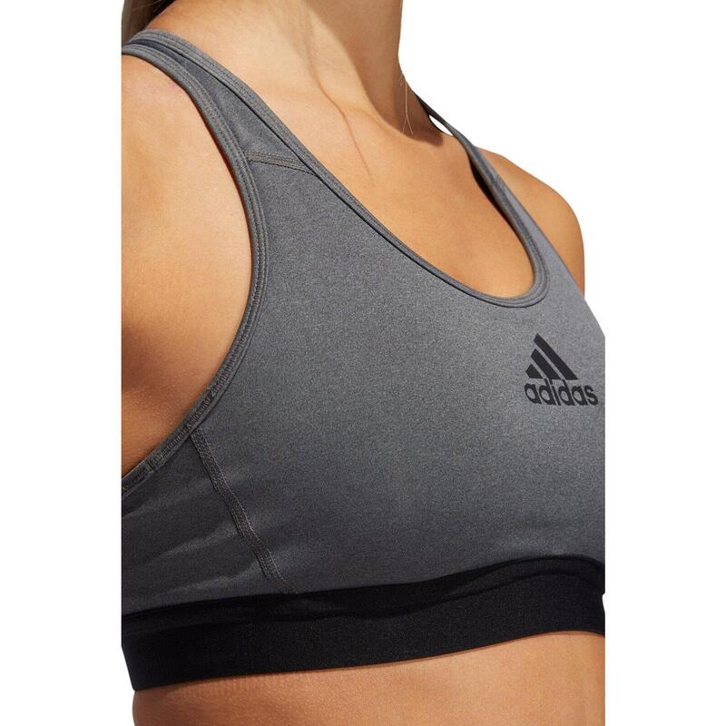 Bustiera sport femei Adidas Don't Rest Alphaskin Gri XXS