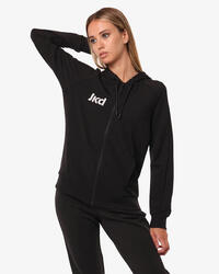 Sweat-shirt royal pour homme et femme en matière synthétique pour le fitness