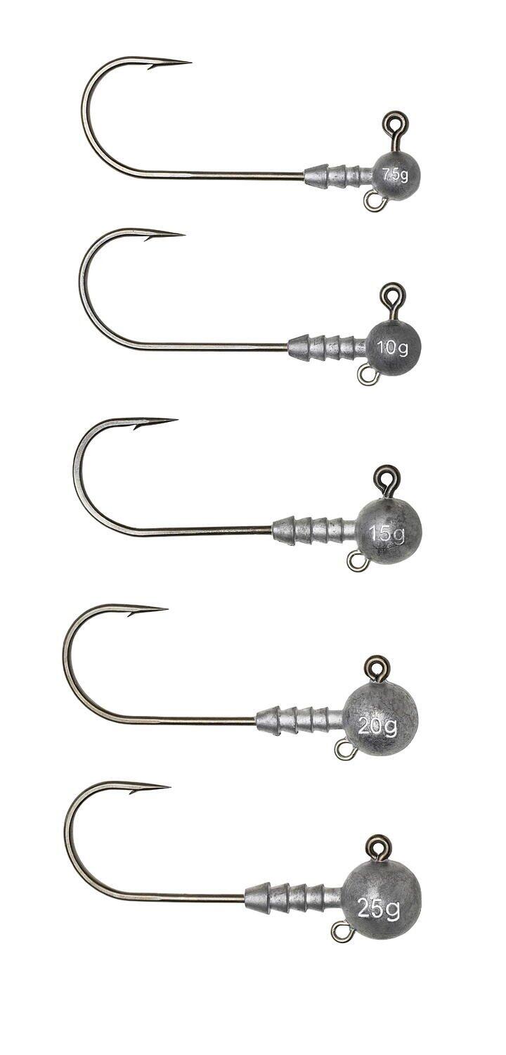 JIGURI SAVAGE GEAR BALL JIG HEAD TOURNAMENT, NR 7/0, 7.5 G, 25 BUC / SET
