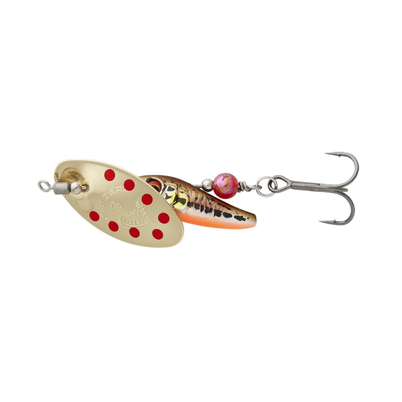 ROTATIVA SAVAGE GEAR SPINNER STICKLEBAIT NR.2 / 7,3G SINKING MINNOW GOLD RED