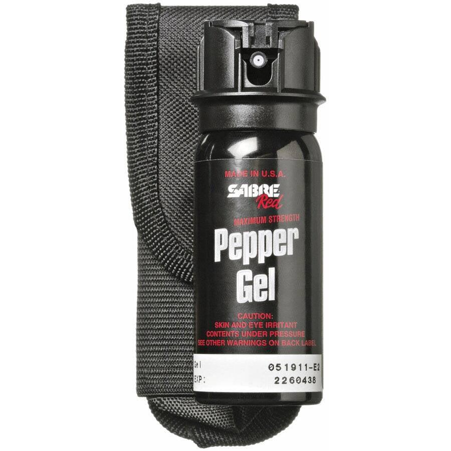 Spray autoaparare cu piper gel Sabre 50 g cu suport inclus