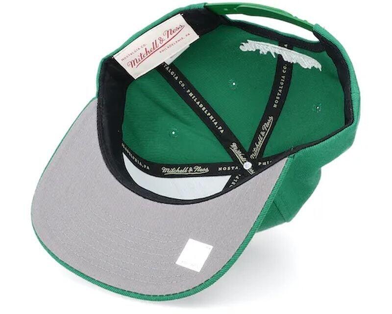 Czapka z daszkiem do koszykówki Mitchell & Ness NBA Boston Celtics zielona 4/4