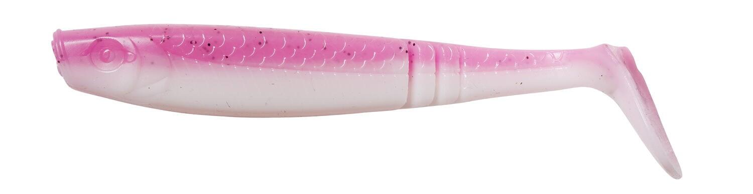 SHAD RON THOMPSON PADDLE TAIL 8 CM/3,5G UV PINK WHITE, 4 BUC / PLIC