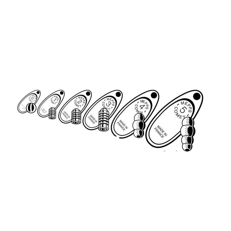 ROTATIVA MEPPS COMET SILVER, NR 0, 2 GRAME
