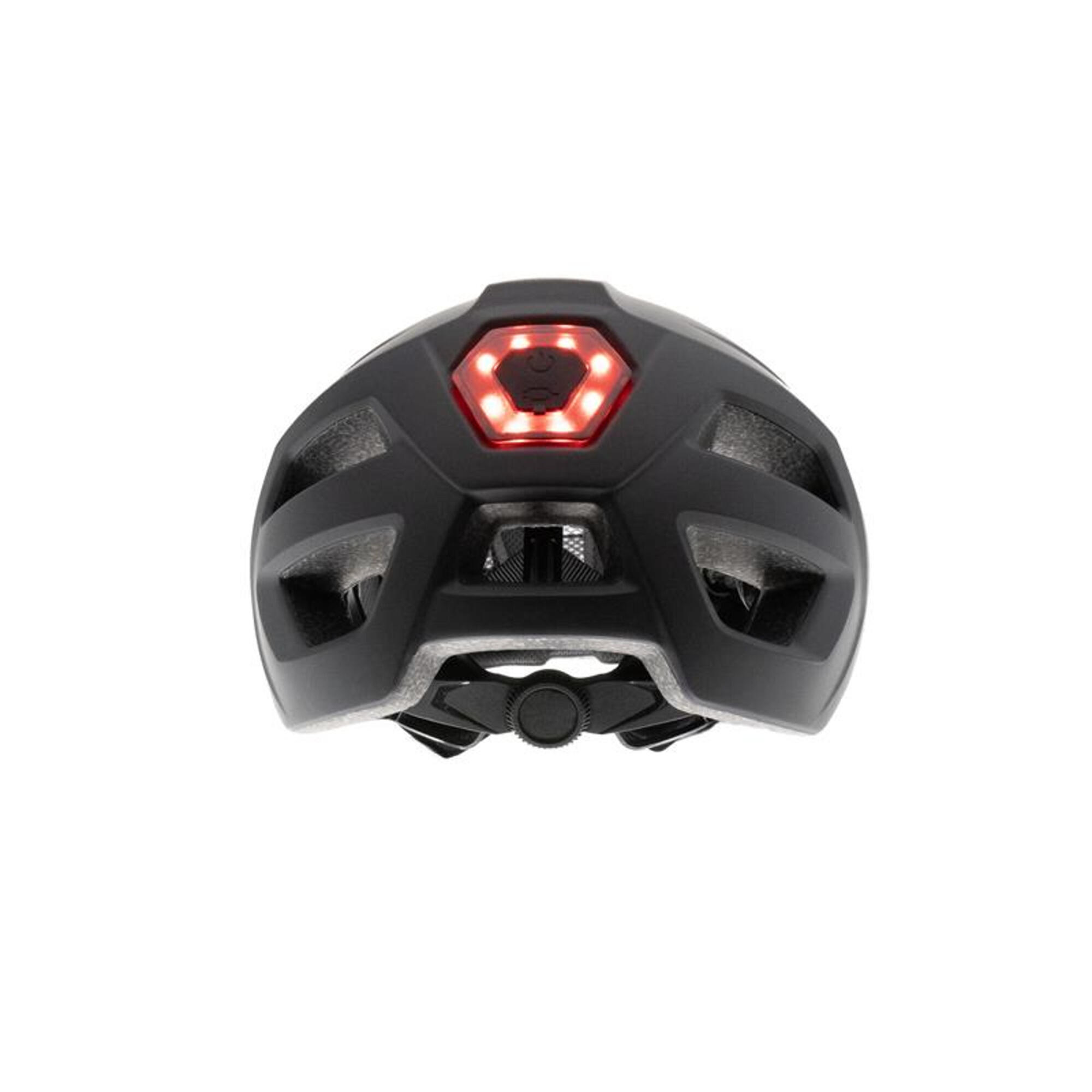 Casco con luz CP04 negro L 3/4