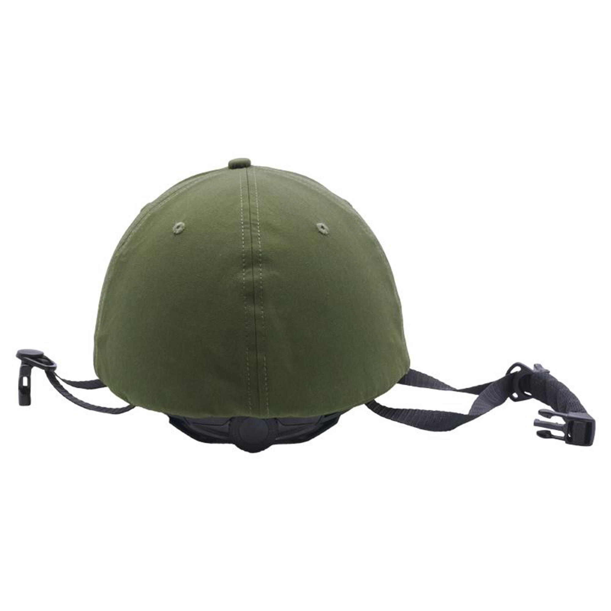 Casco con gorra CP01 verde talla única 3/3