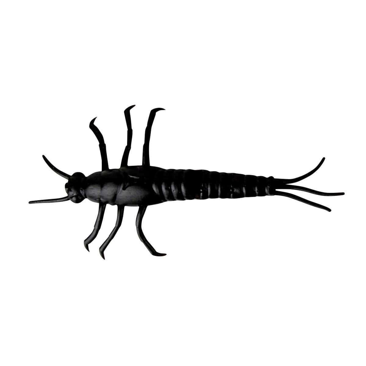 NIMFA SAVAGE GEAR 3D PVC MAYFLY 5CM/BLACK, 8 BUC / PLIC