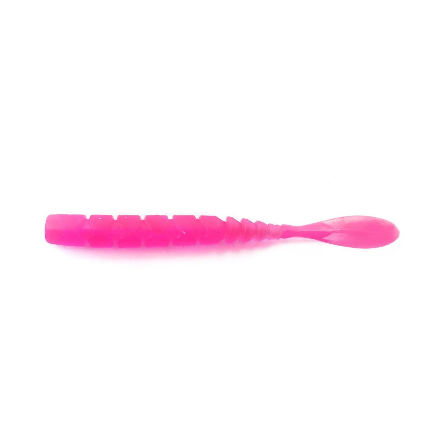 GRUB MUSTAD AJI MICRO FLA 5 CM UV CLEAR PINK, 15 BUC / PLIC