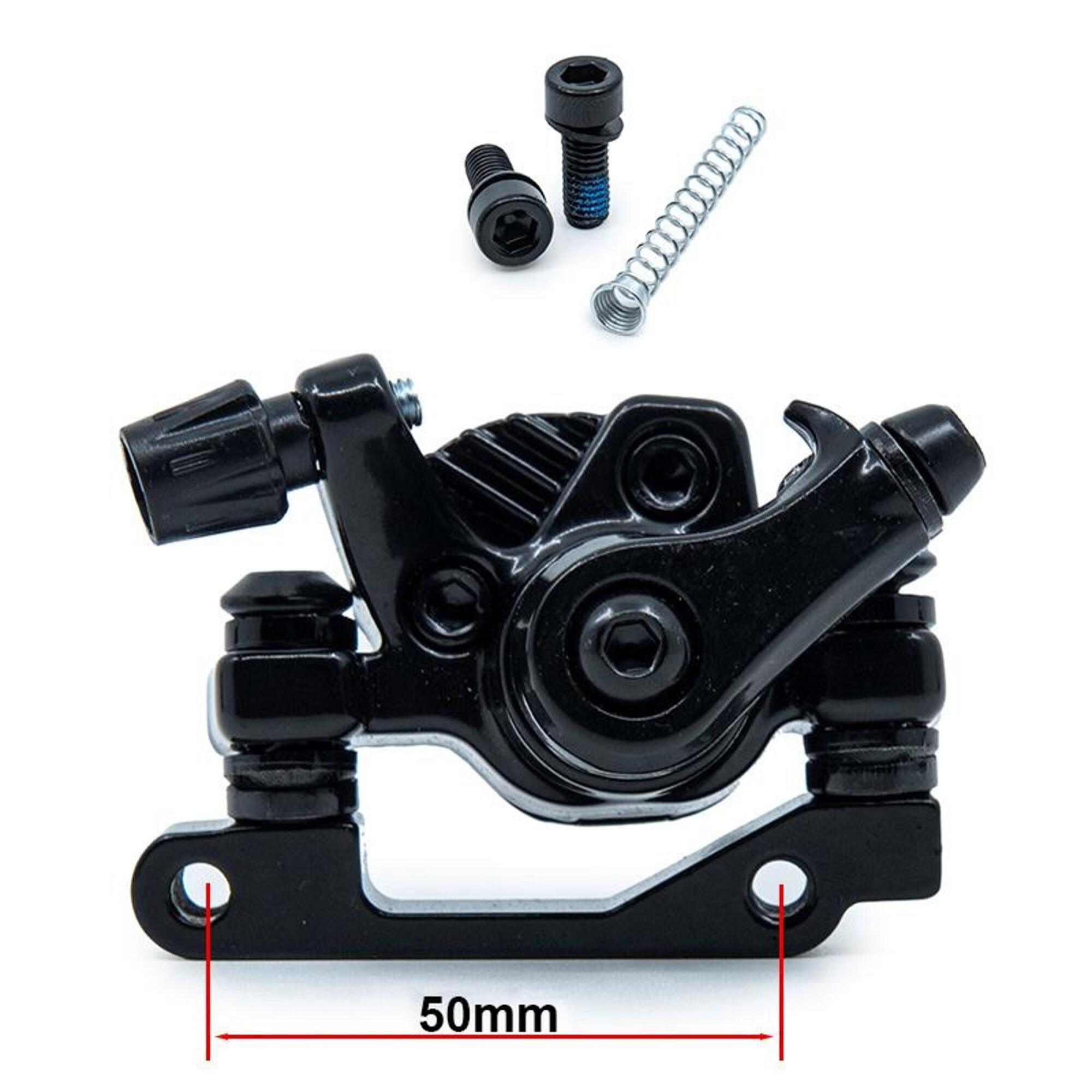 Pinza de freno CT002-M02 mecánica L 50mm negra trasera para kukirin G2 Pro/Max 2/5
