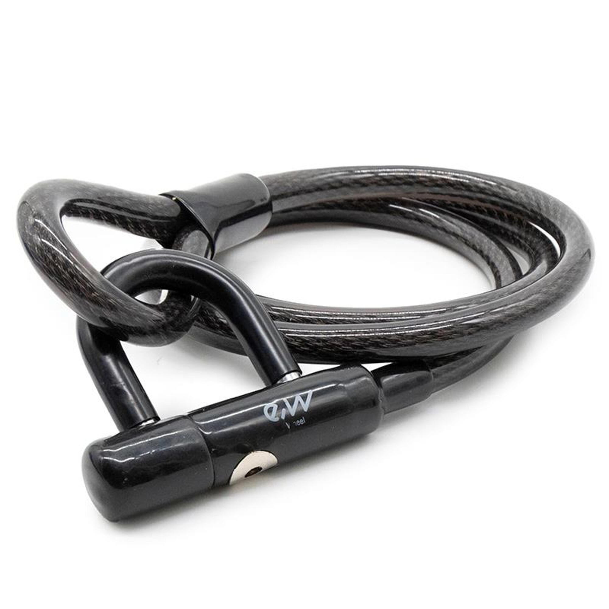 Candado de llave EWLK014 negro 2/5