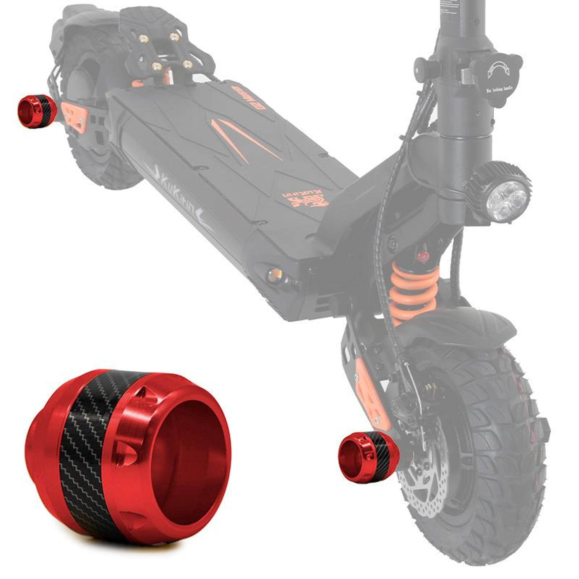 Pieza anticaída para patinete EWTB-002 rojo 2/5
