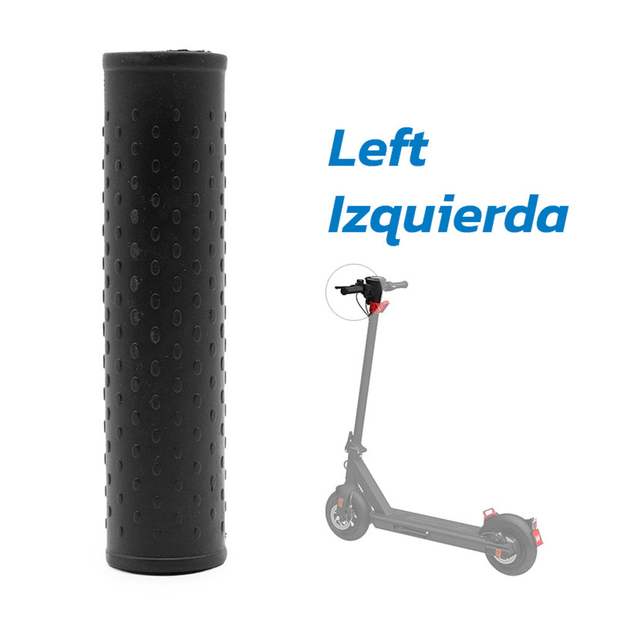 Puño de silicona negro original Wispeed T850 - 1Ud 2/3