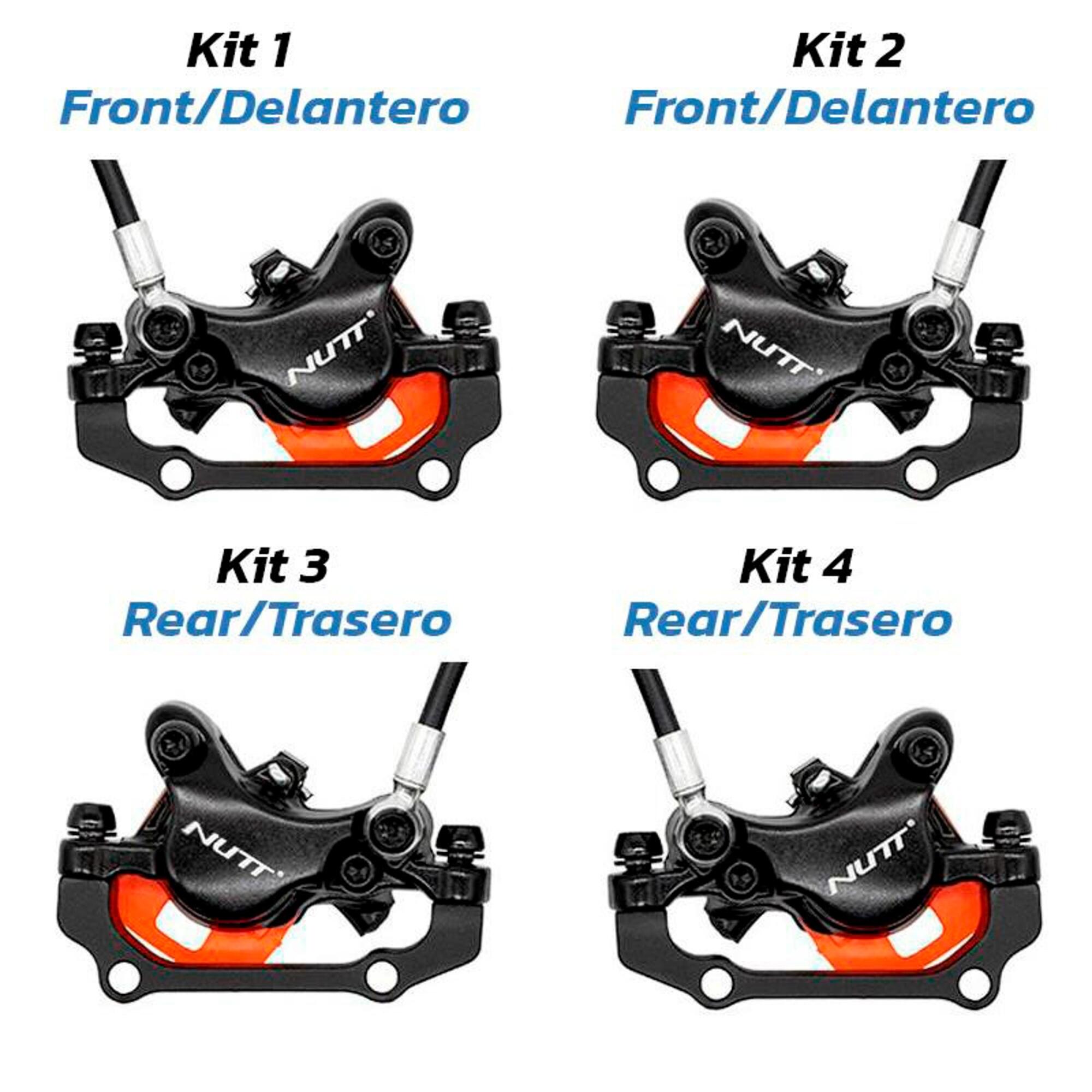 Kit de freno hidráulico negro Y5 Delantero R trasero L [NUTT] 4/5