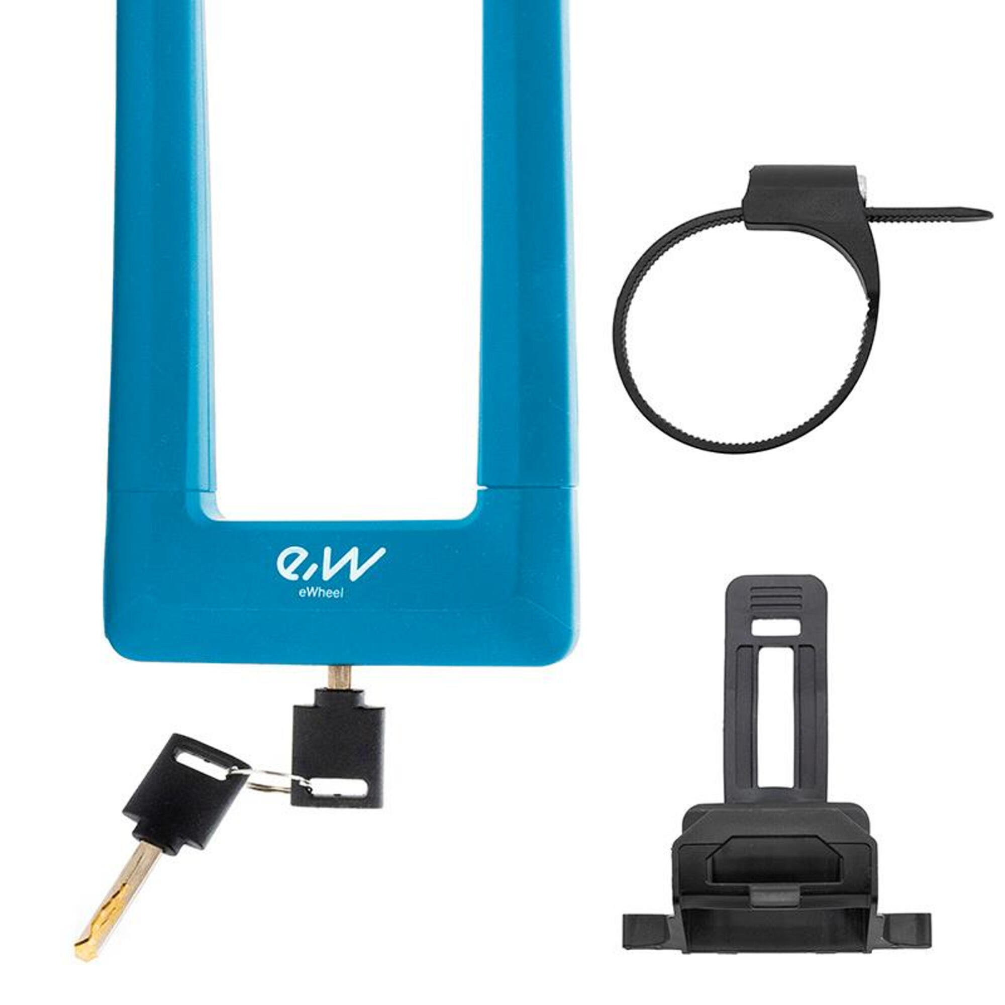 Candado en U de llave EWLK023 azul 5/5