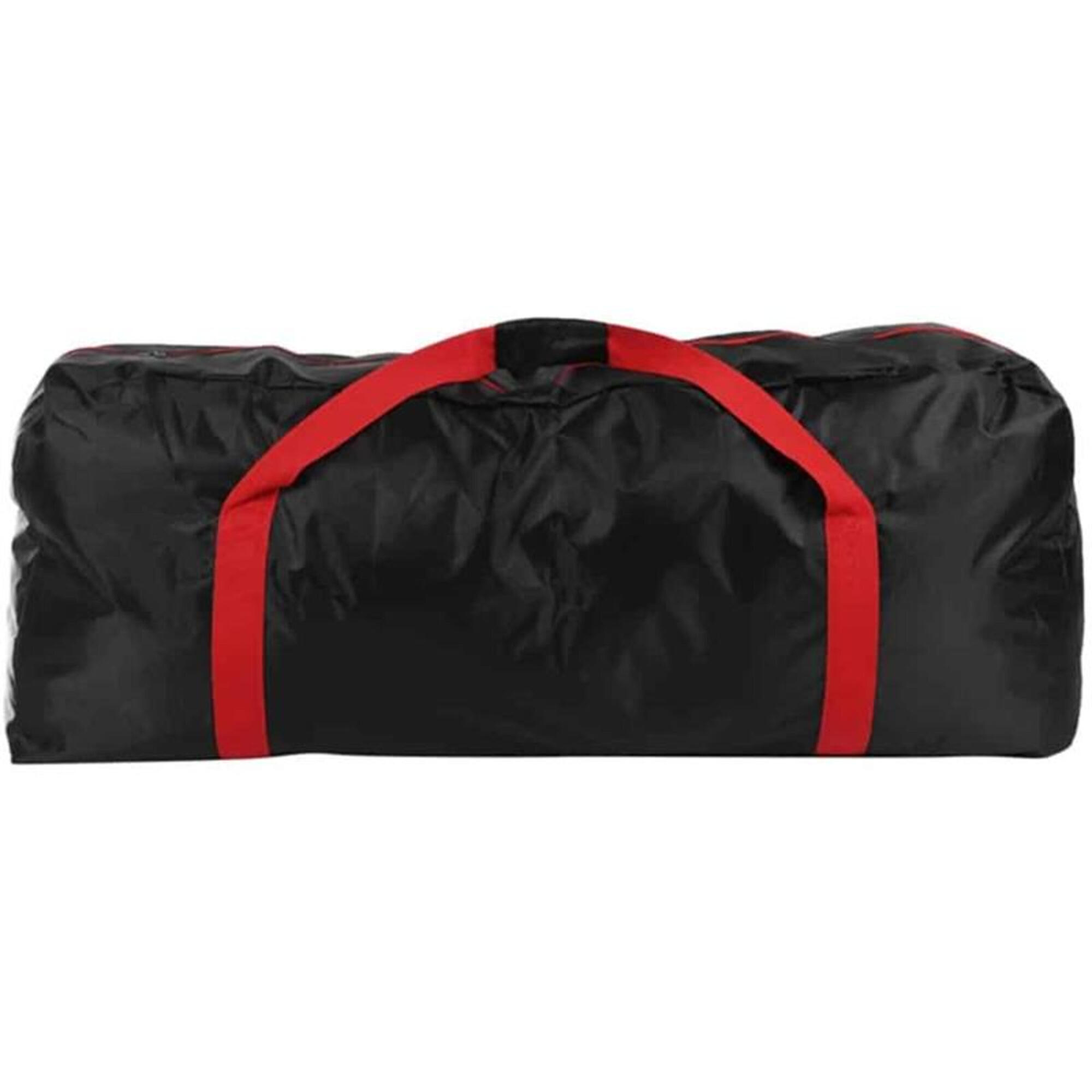 Funda de tela impermeable 100x40x20 cm roja 4/5