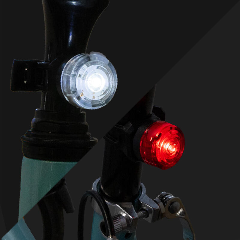Juego de luces led frontal y trasera recargable EWL001 2/5
