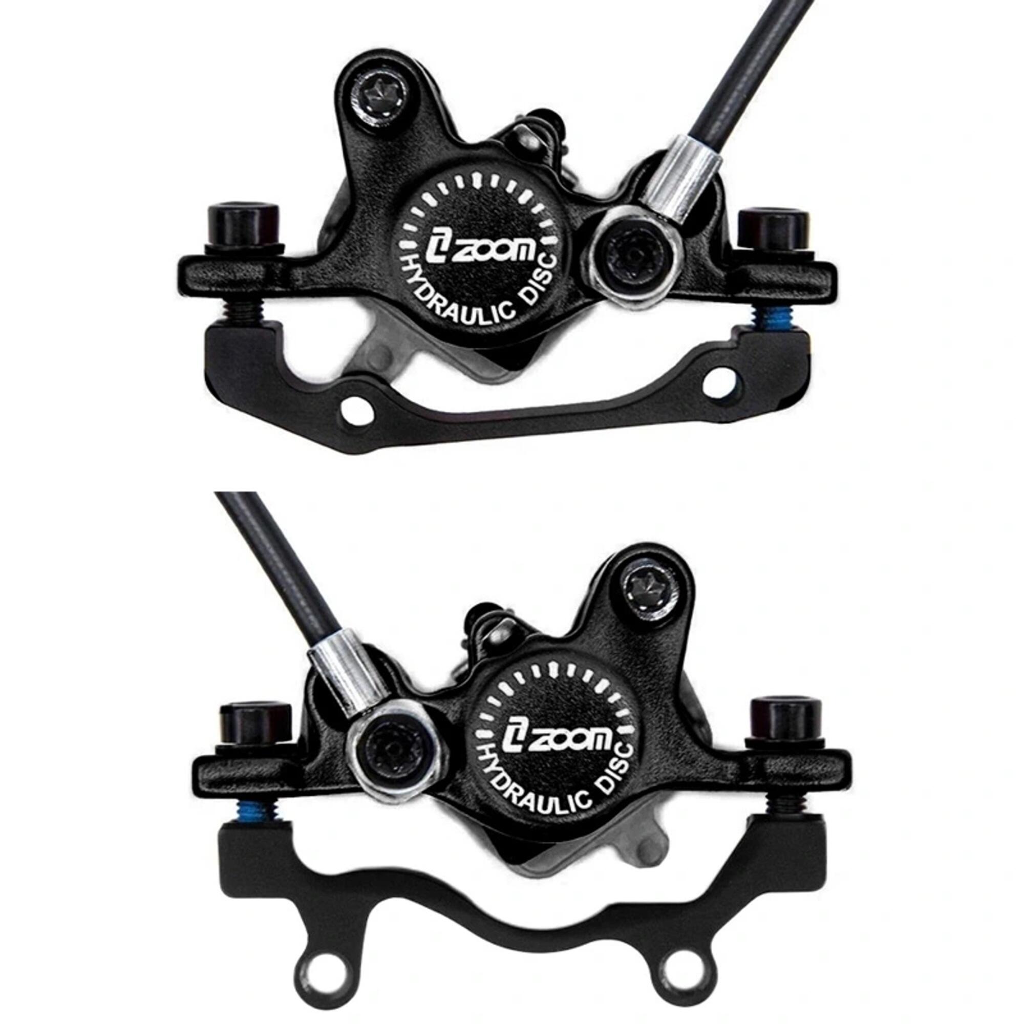 Kit de freno hidráulico negro CR-3 Delantero R trasero L [Zoom] 5/5