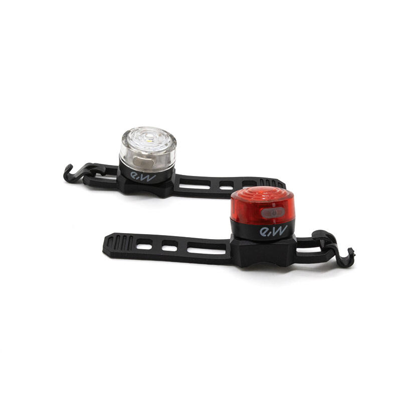 Juego de luces led frontal y trasera recargable EWL001 5/5
