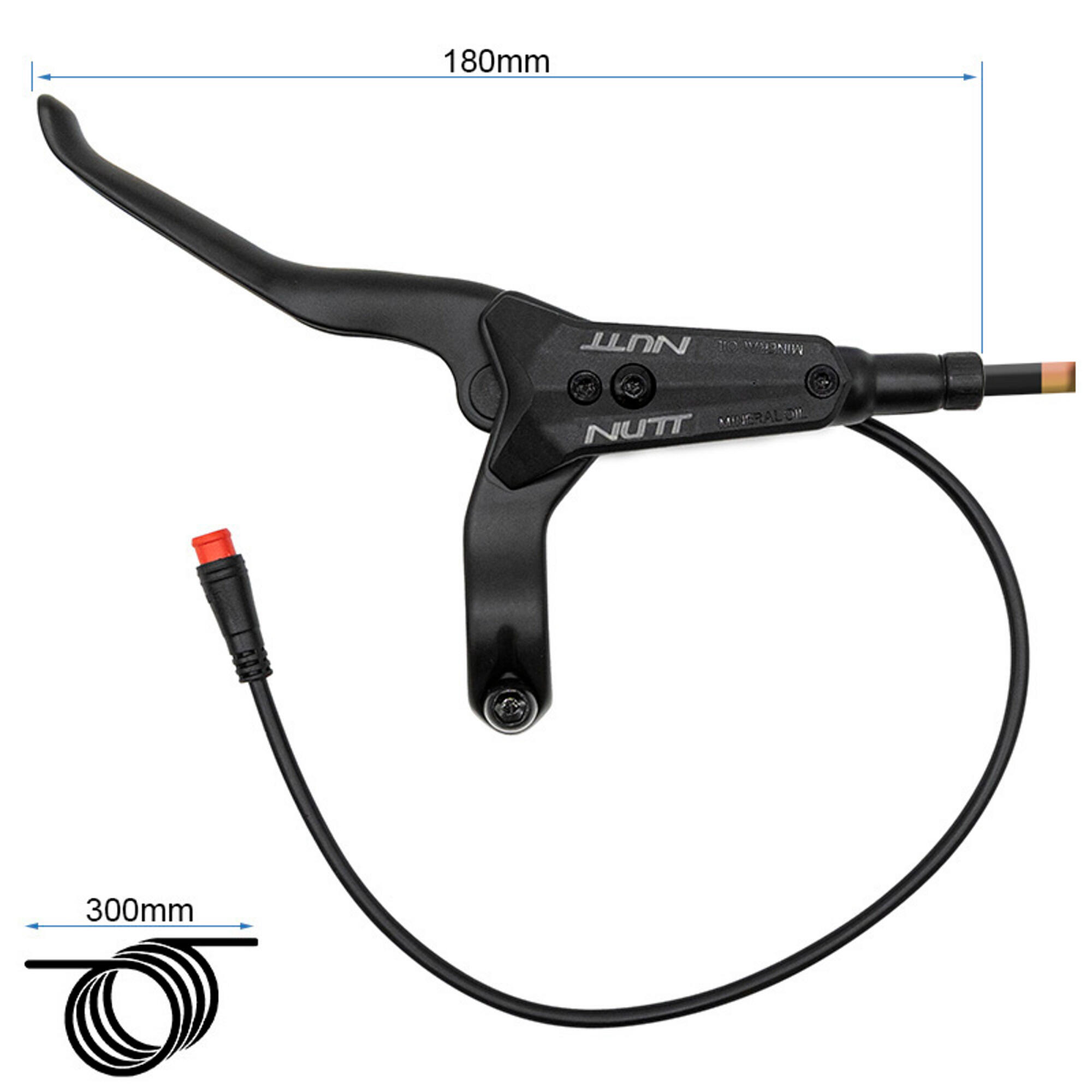 Kit de freno hidráulico negro A5-D Delantero R trasero L [NUTT] 5/5