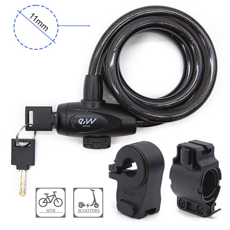 Candado de cable con llave [Ewheel] -105cm 2/5