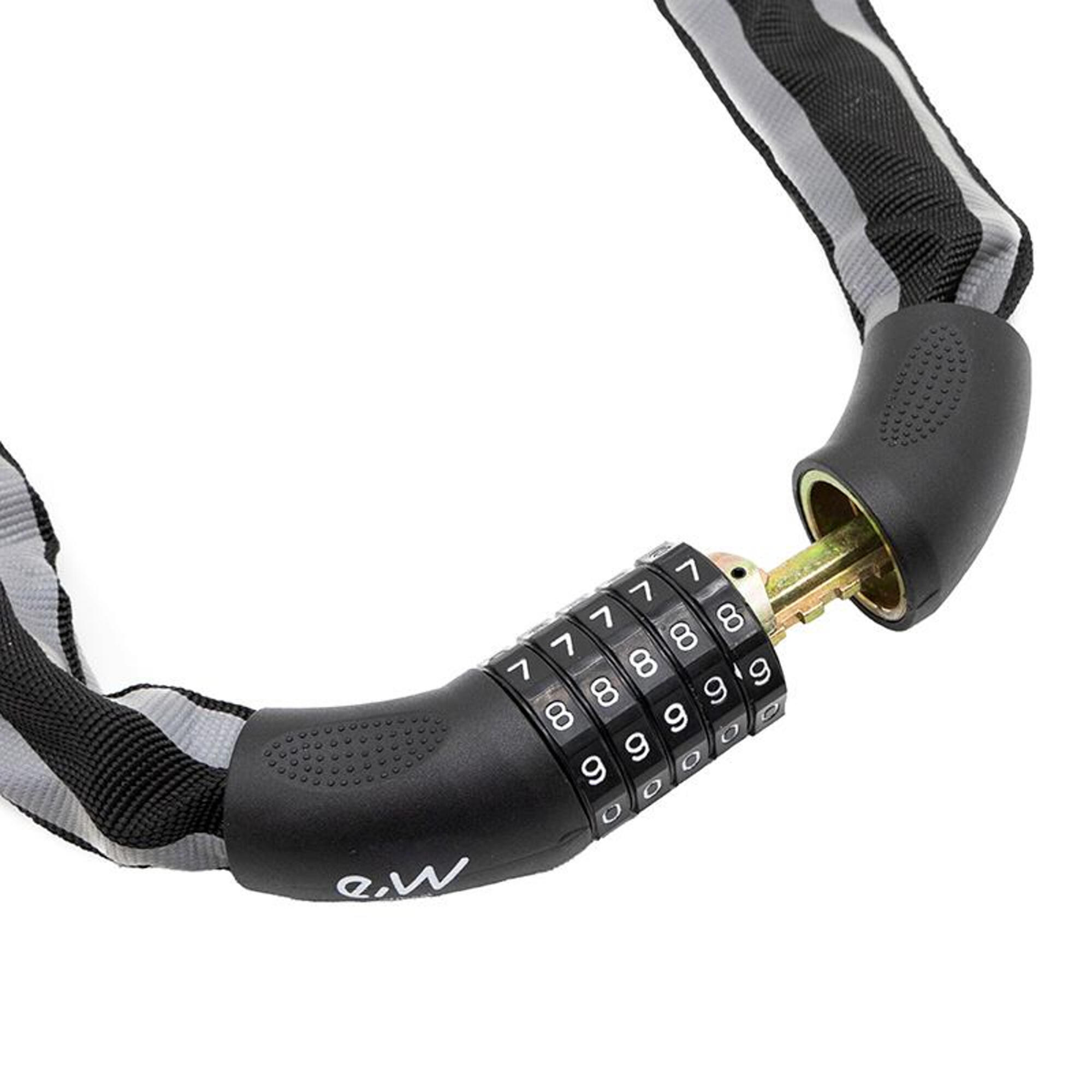 Candado EWLK017 de cadena con funda reflectante 4/5