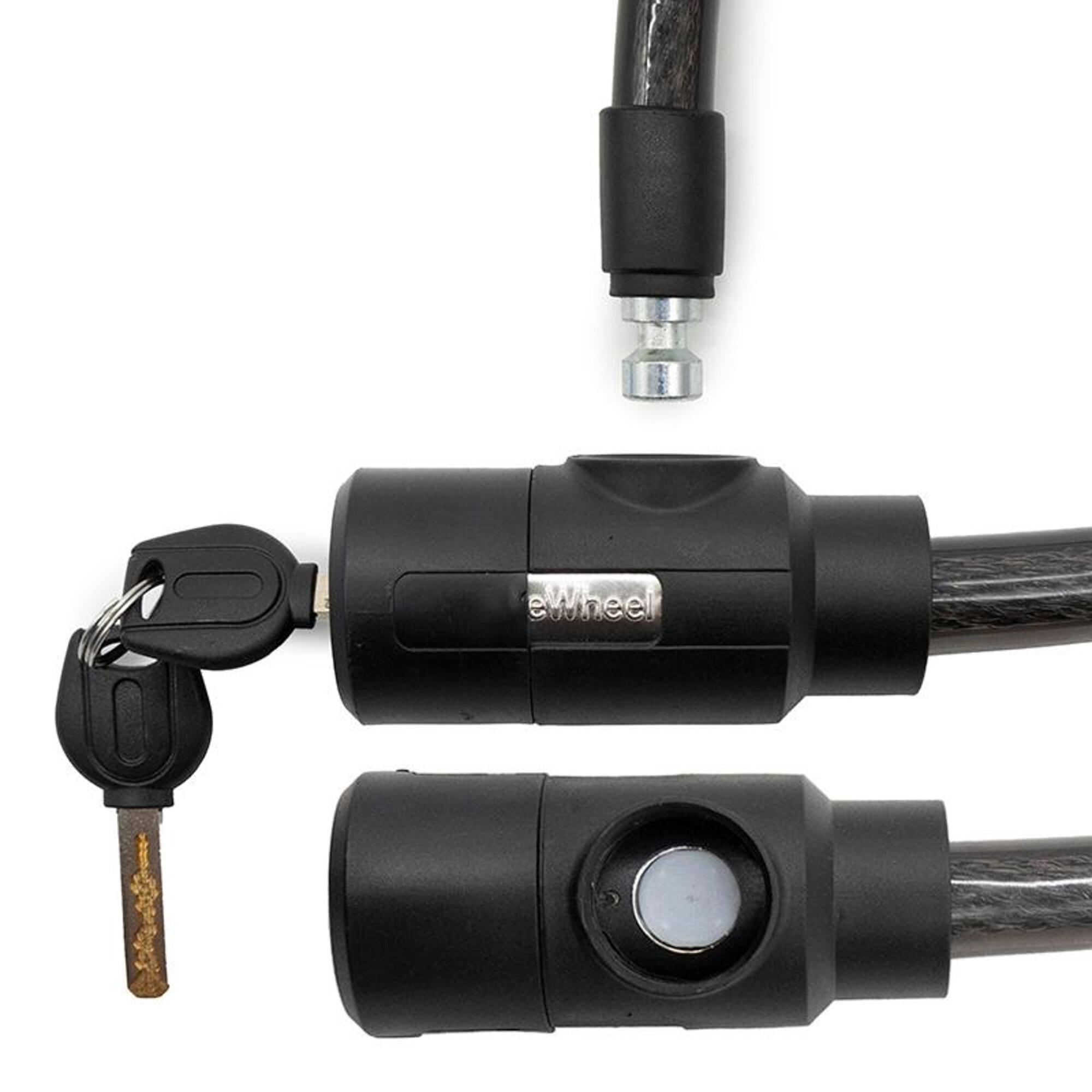 Candado de llave EWLK015 negro 3/5