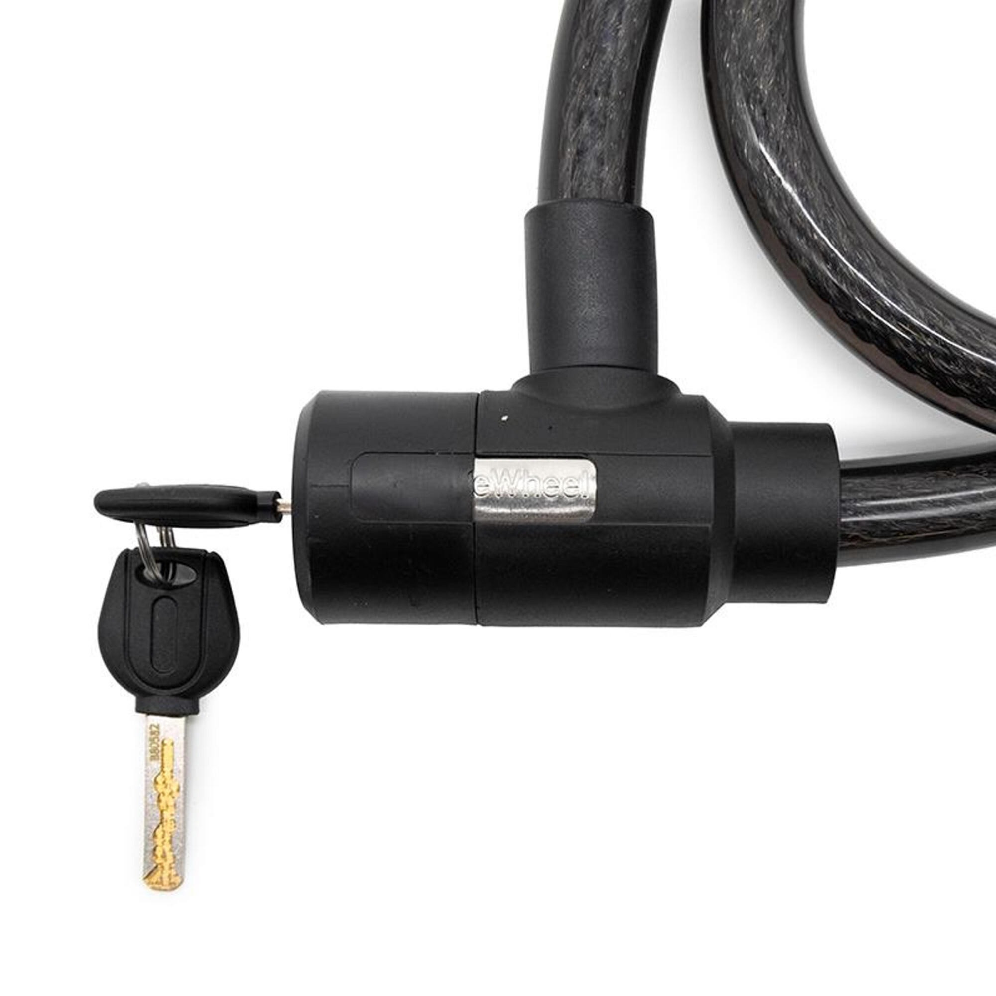 Candado de llave EWLK015 negro 4/5