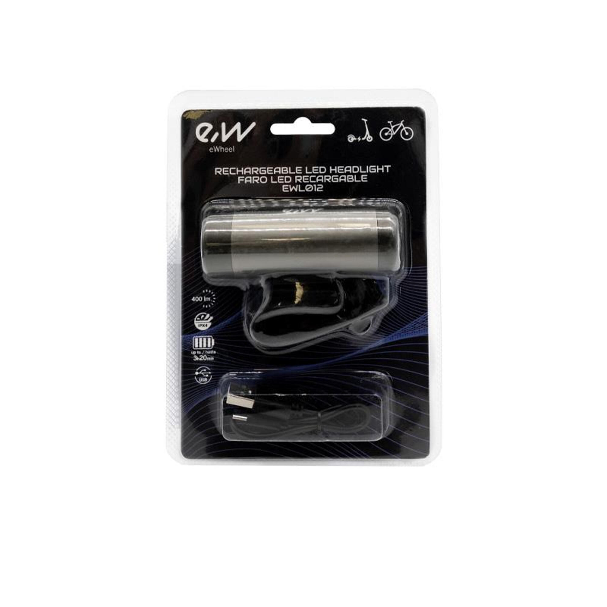 Luz led frontal recargable 400 Lumen EWL012 2/5