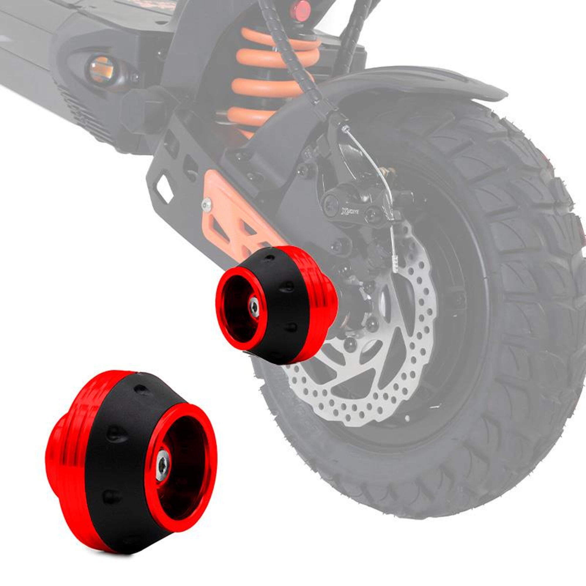 Pieza anticaída para patinete EWTB-003 rojo 3/5