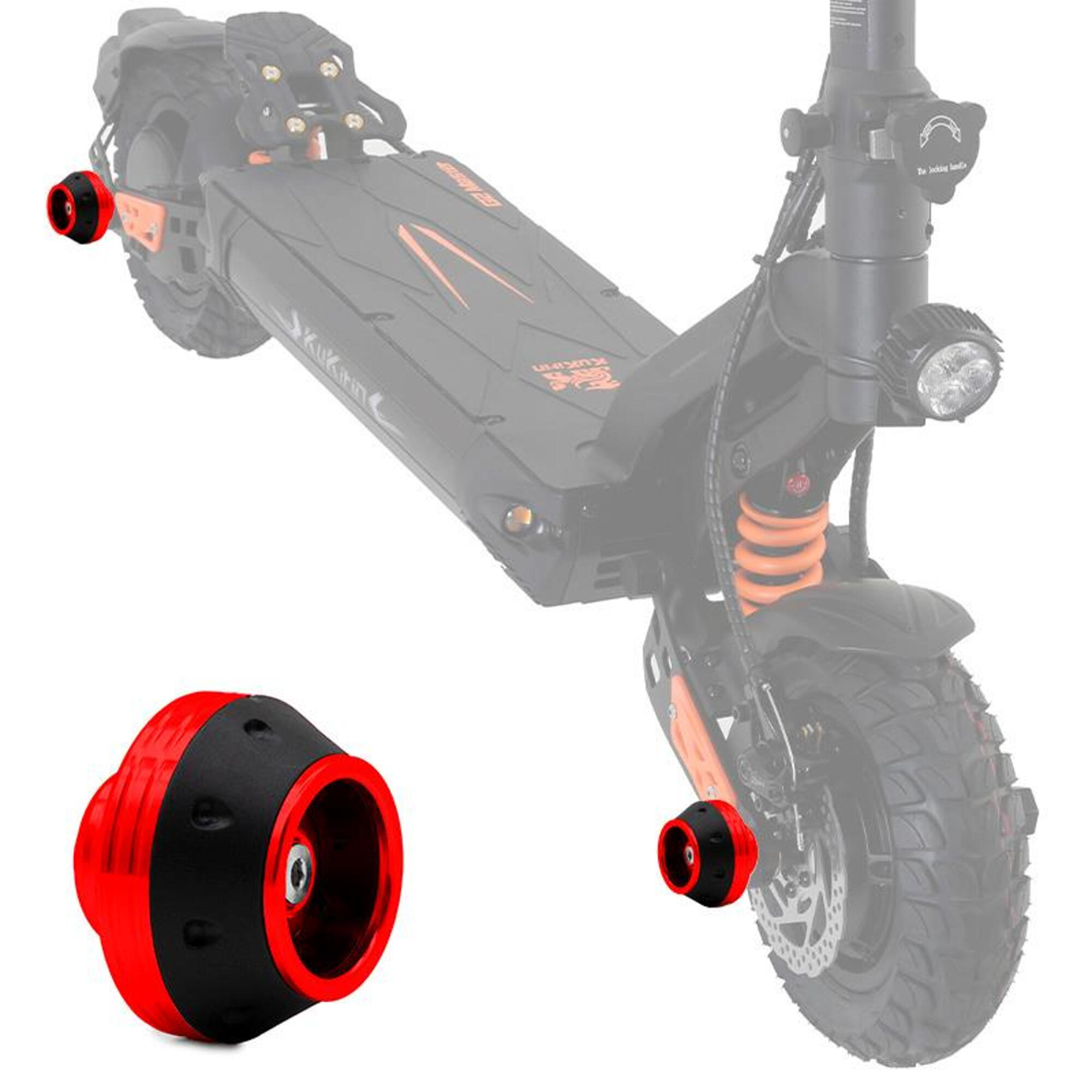 Pieza anticaída para patinete EWTB-003 rojo 2/5