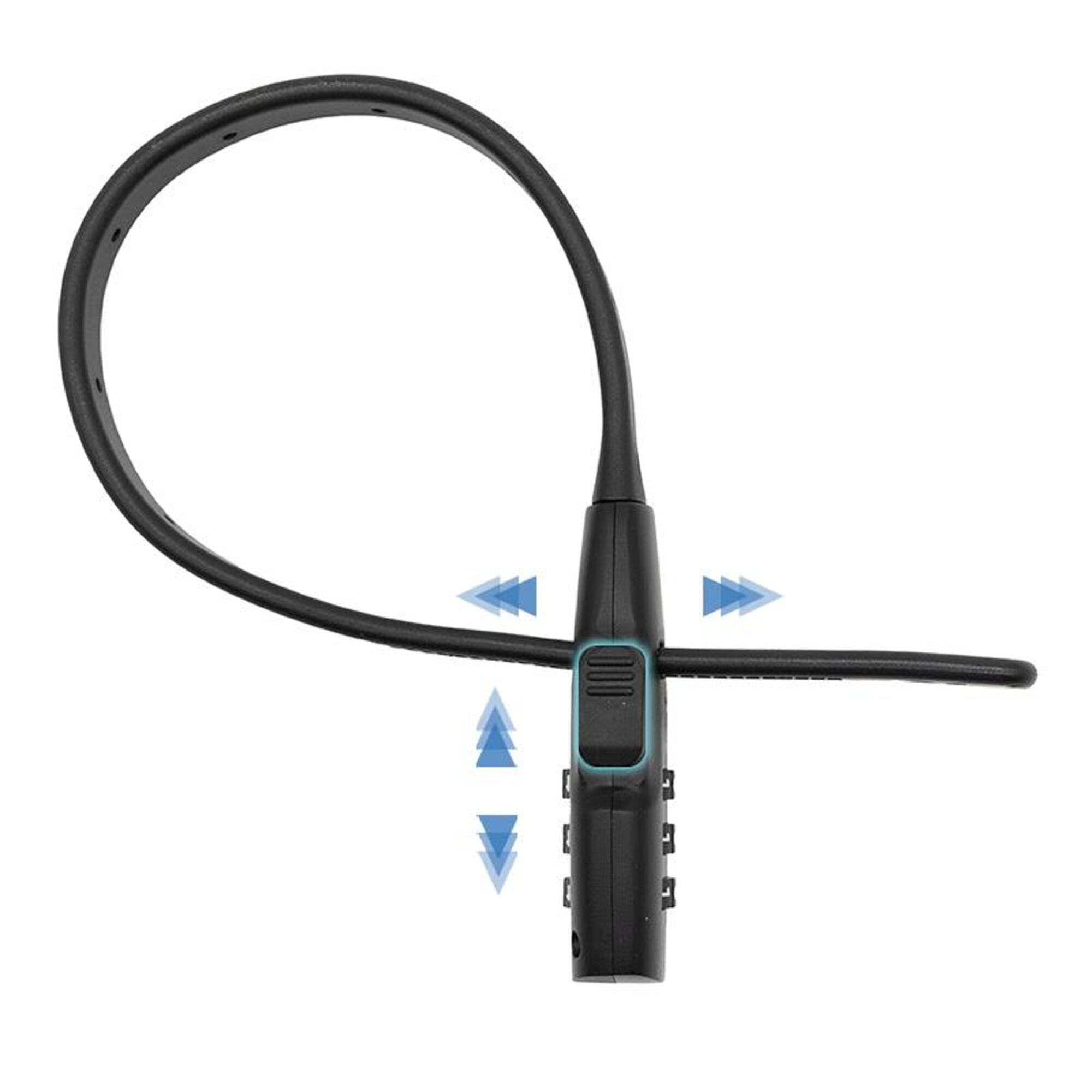 Candado de brida EWLK027 negro. 2/5
