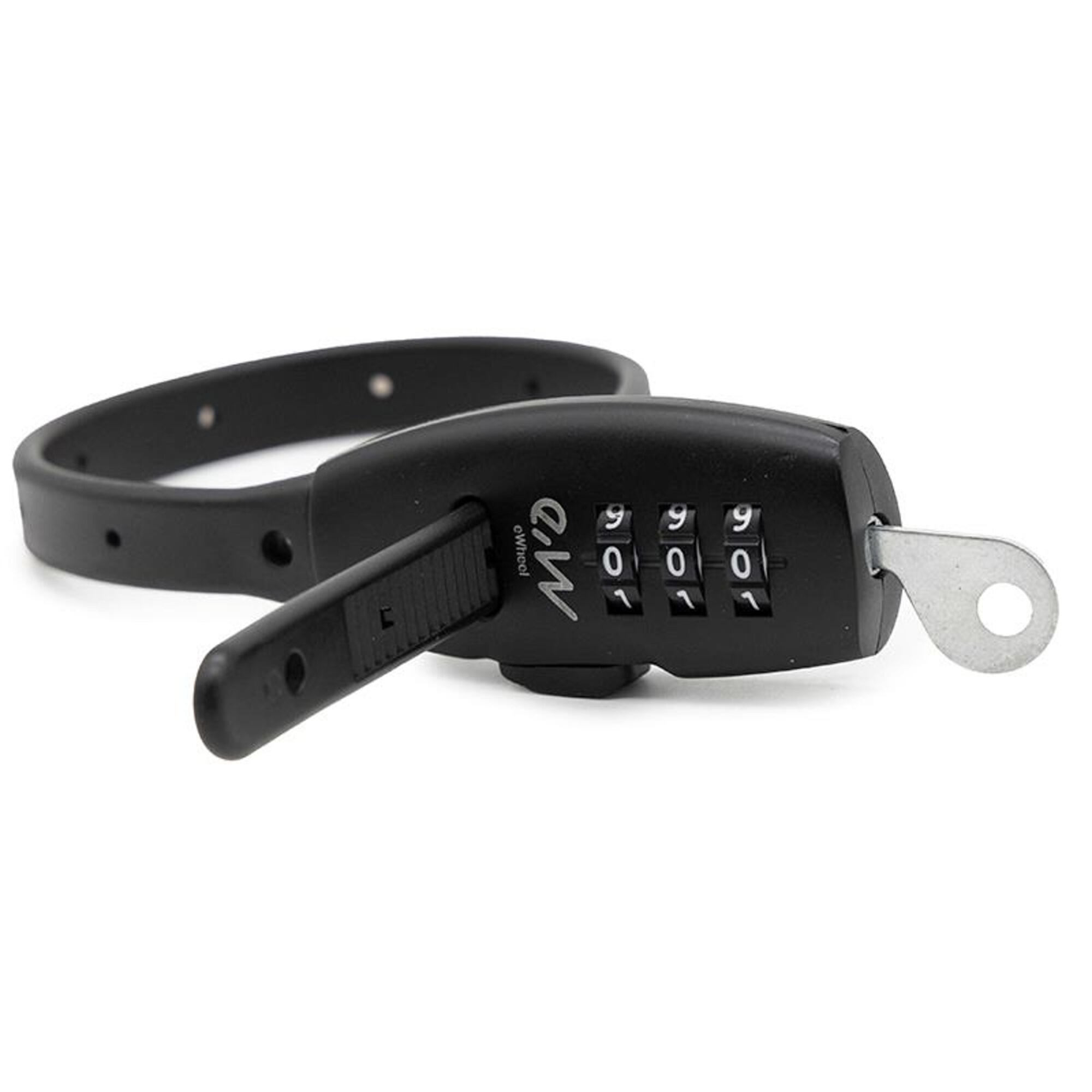 Candado de brida EWLK027 negro. 3/5