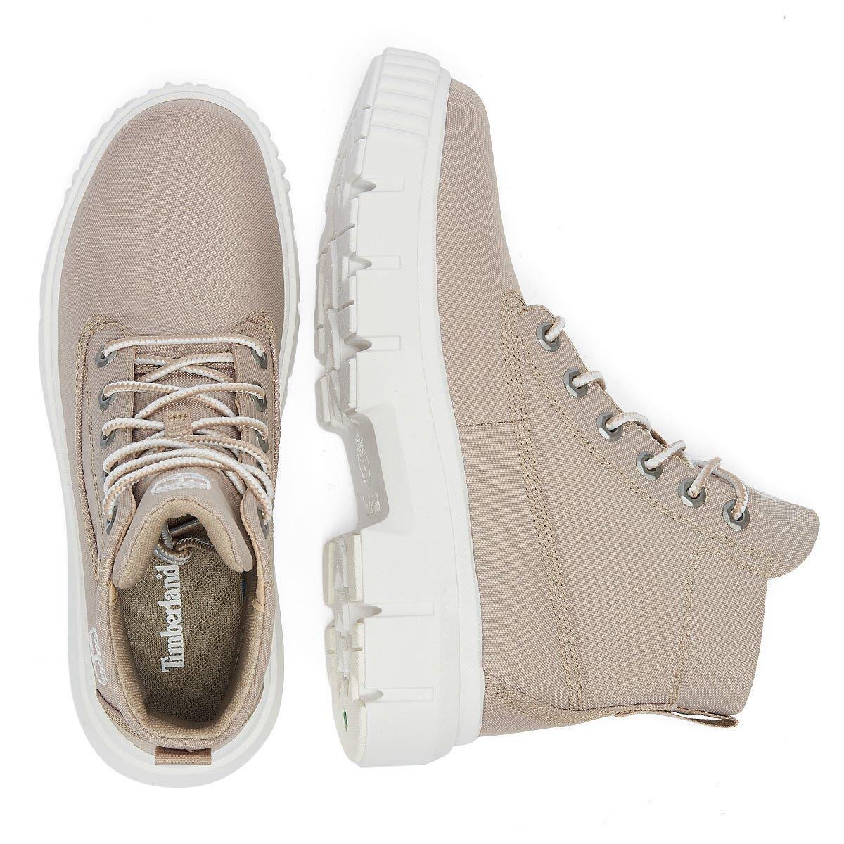 Timberland Greyfield Fabric Womens Beige Boots 6/6