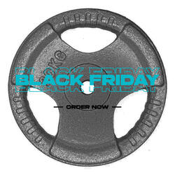 DISQUE DE MUSCULATION AVEC POIGNÉE 20 KG (30 MM) (UNITÉ)